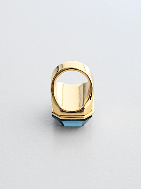 Eme ring - smoky blue